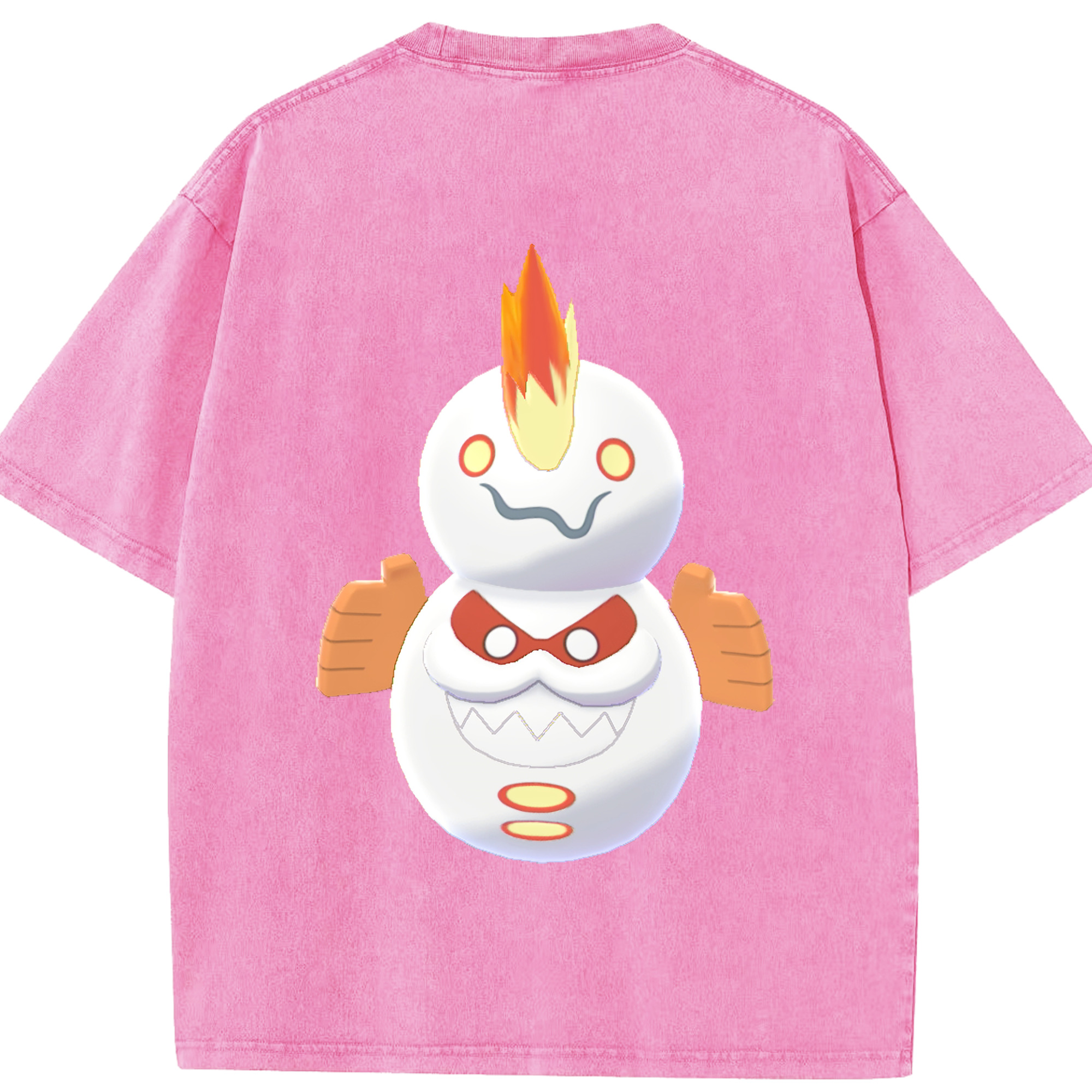 （画像用） ポケットモンスター Pokémon 綿100% ヴィンテージ風 半袖Tシャツ（背面プリント）